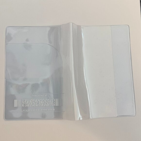 NYC Monochrome BTS POP-UP Exclusive Clear Passport Holder — New, Unused - Picture 1 of 4